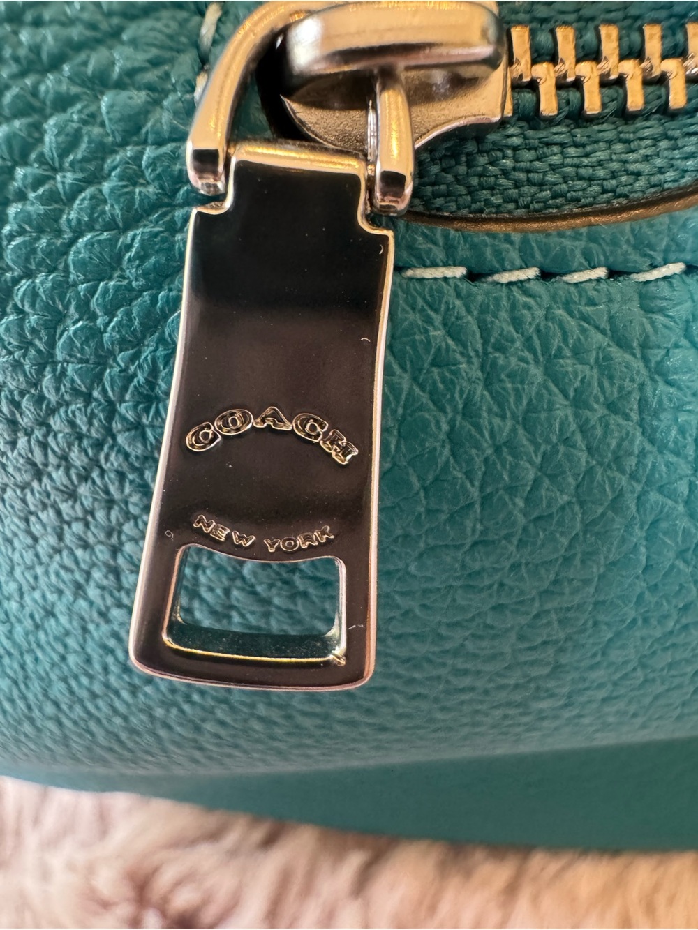 Coach Pebble Leather Mara Hobo with Silver Hardware - Picture 9 of 12